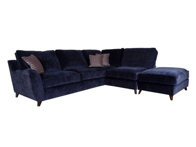 Varley Velvet Sofa & Corner Collection on Tapered Legs