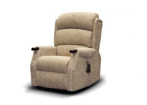 Fabric Beige Lift and Rise Chair