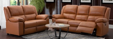 Paris Leather Sofa