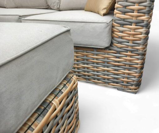 Rattan Brown Malibu Corner Sofa Set | MALI168MJ - Image 9