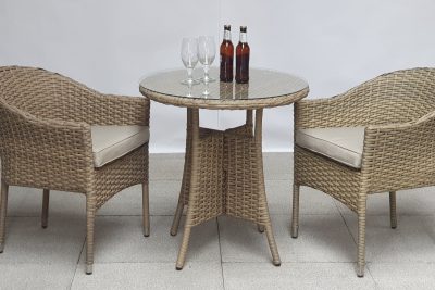 Darcey Rattan Stacking Chairs