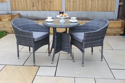 Emily Rattan Bistro Stacking Chairs