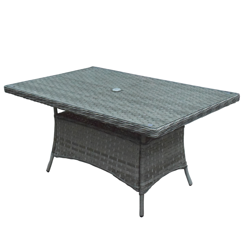Victoria Rattan Dining Table