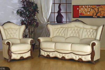 CRISTAL Leather Sofa Collection