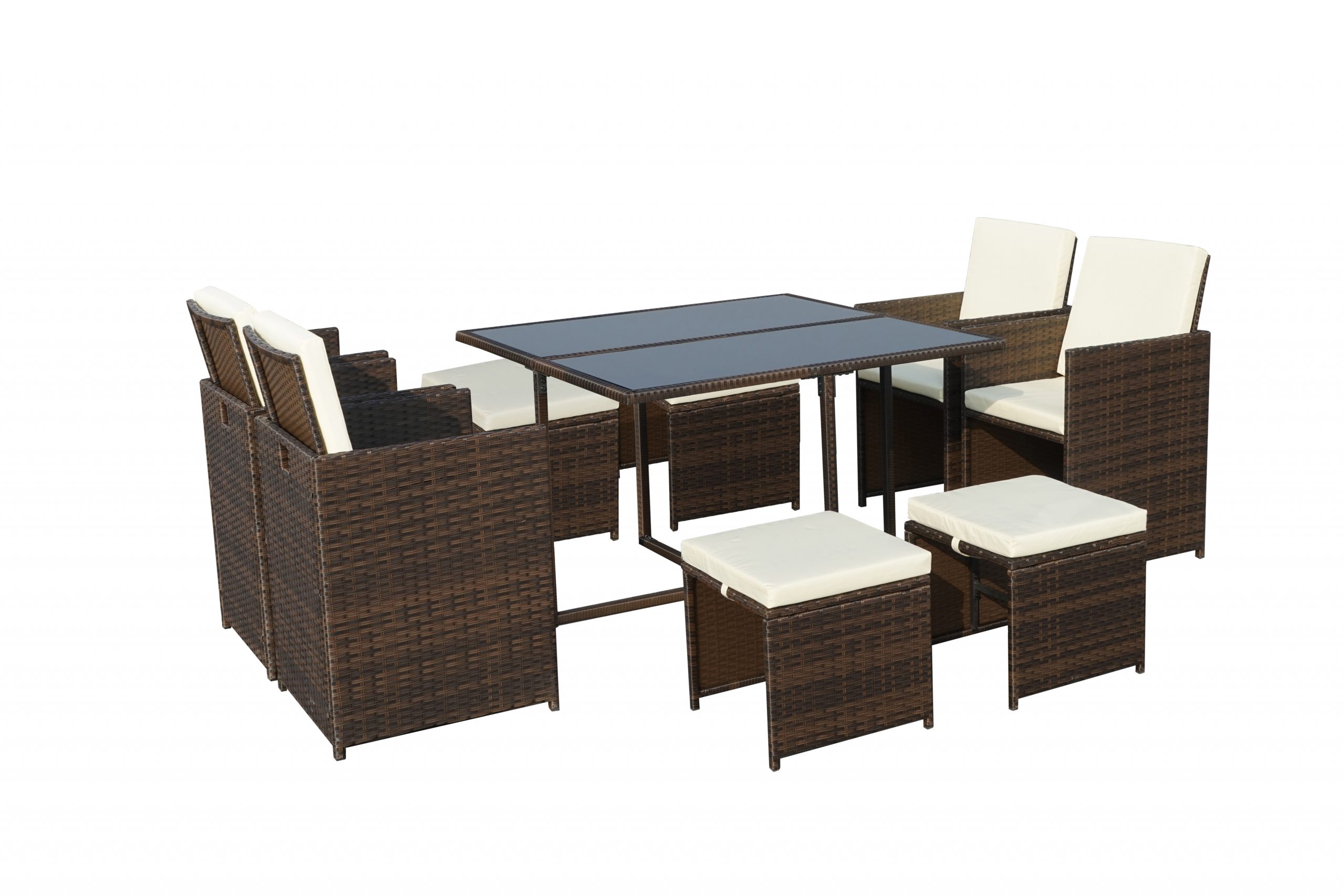 Cannes Eight Seater KD Cube Set