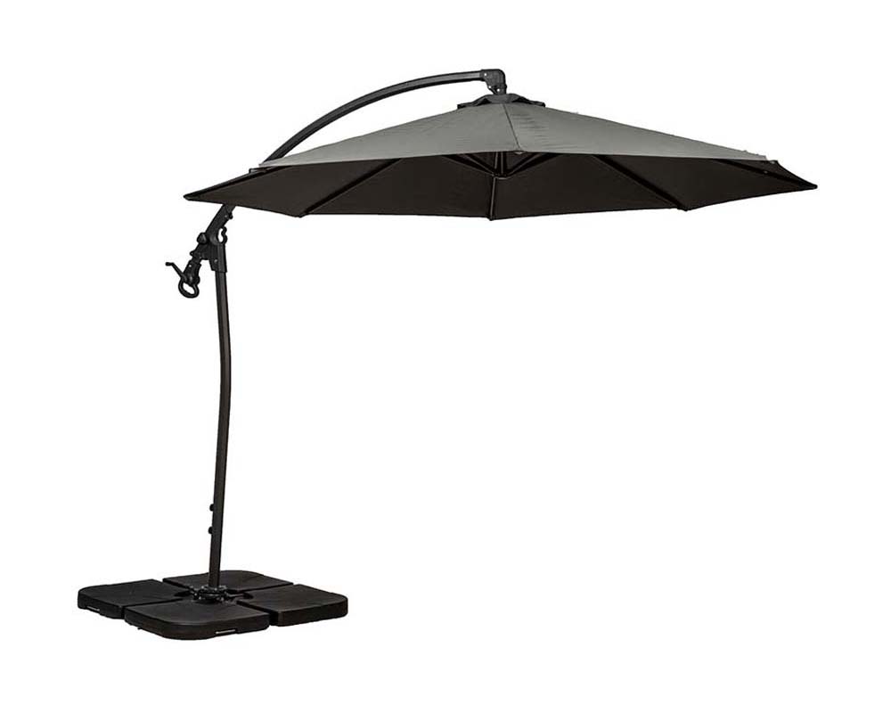Grey Cantilever Parasol Garden Homeflair