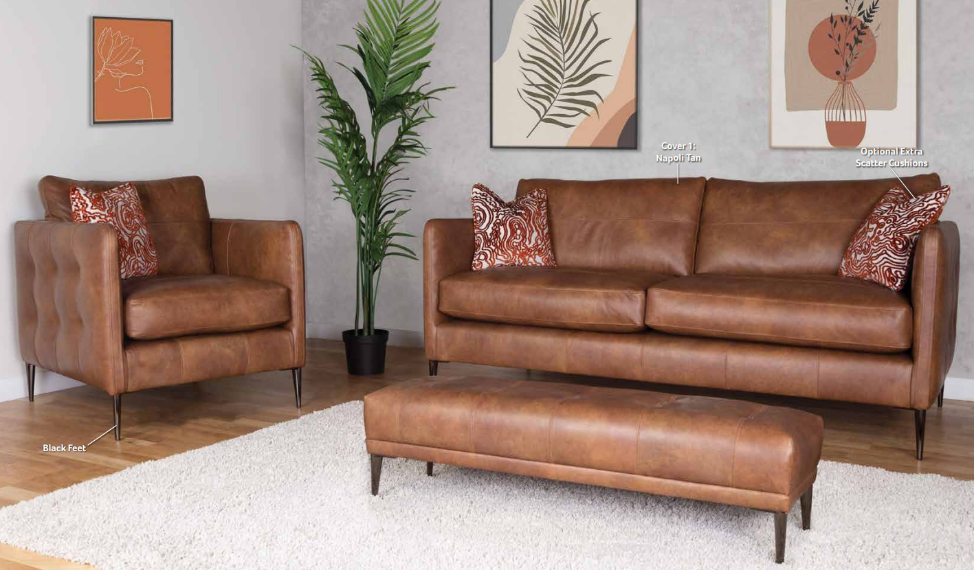 Warren Leather Sofa