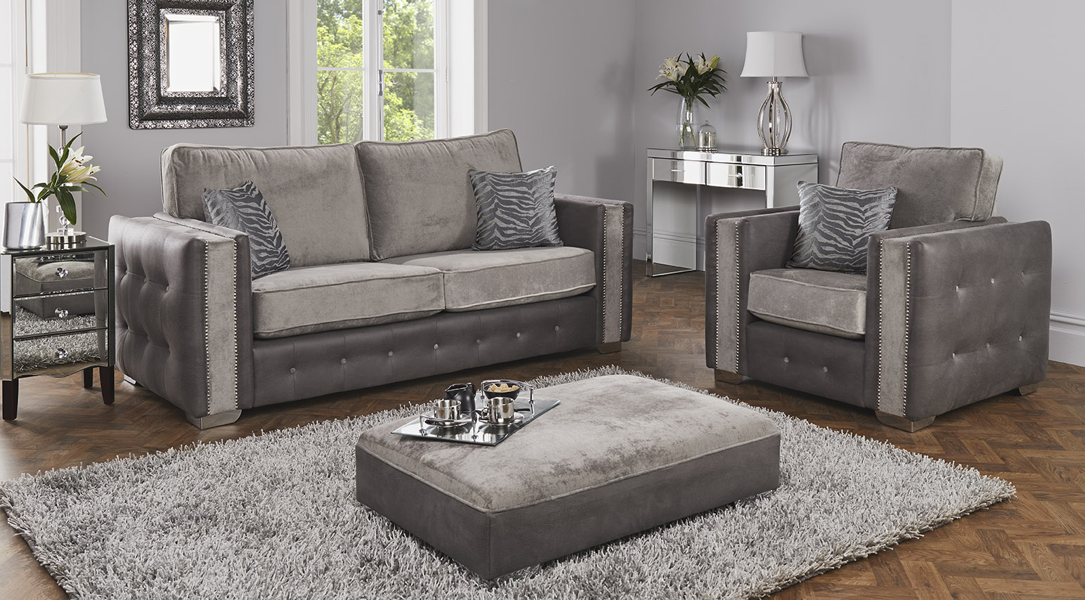 Glimmer fabric Sofa