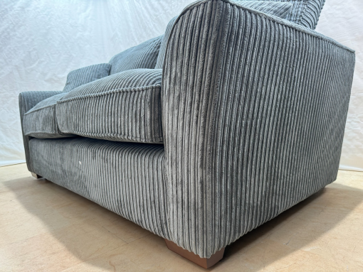 Cord Fantasia Ex-Display Grey Fabric 3 + 2 Seater Sofa Set | EXCOR - Image 3