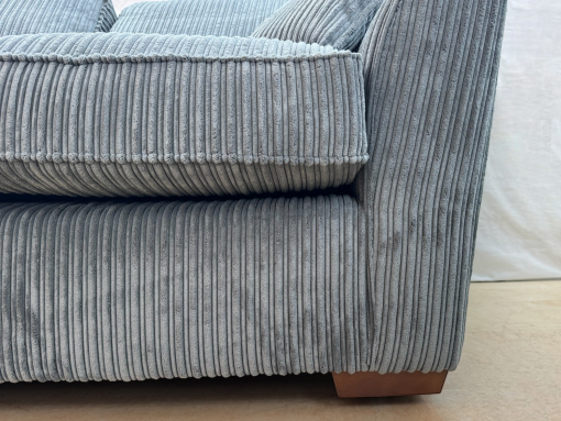 Cord Fantasia Ex-Display Grey Fabric 3 + 2 Seater Sofa Set | EXCOR - Image 4