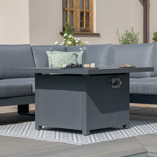 Homeflair -Amalfi Square Aluminium Corner Dining Set - Image 5