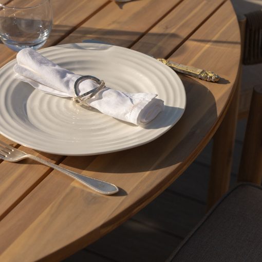 Homeflair - Porto Rope Weave Dining Set - Image 6