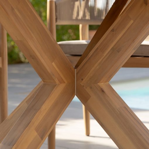 Homeflair - Porto Rope Weave Dining Set - Image 14