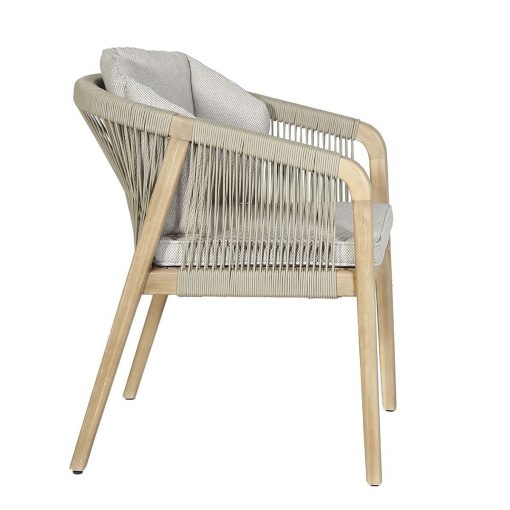 Homeflair - Martinique Rope Weave Dining Set - Image 7