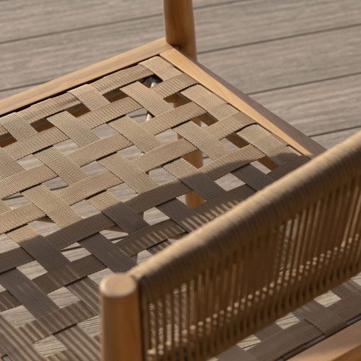Homeflair - Porto Rope Weave 2 Seat Sofa Set - Image 10