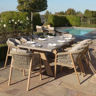 Homeflair - Martinique Rope Weave Dining Set