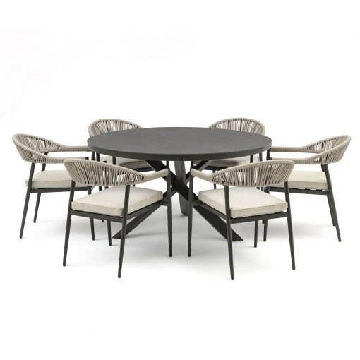 Homeflair - Roma Rope Weave Dining Set