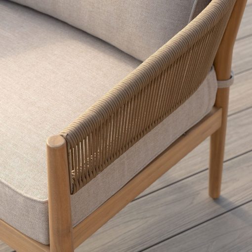 Homeflair - Porto Rope Weave Lounge Set - Image 3