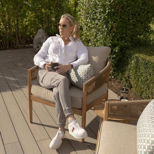 Homeflair - Porto Rope Weave Lounge Set - Image 10