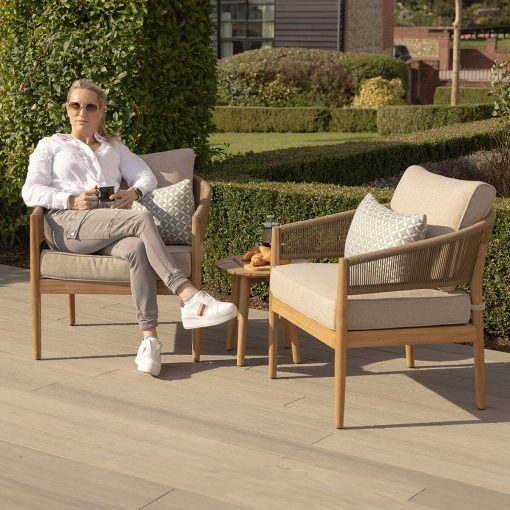 Homeflair - Porto Rope Weave Lounge Set - Image 17