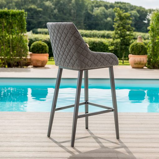 Homeflair - Outdoor Fabric Regal Bar Stool - Image 6