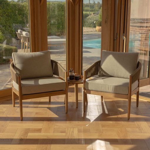 Homeflair - Porto Rope Weave Lounge Set - Image 12