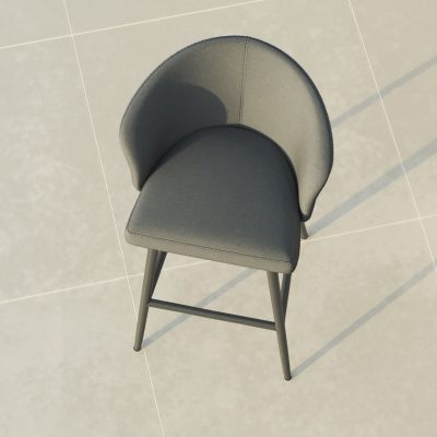 Homeflair - Outdoor Fabric Zen Bar Stool