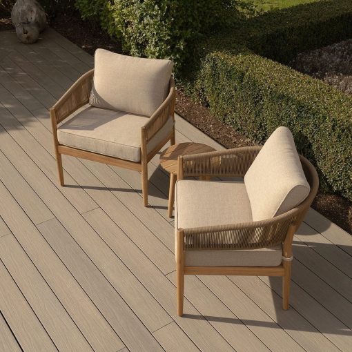 Homeflair - Porto Rope Weave Lounge Set - Image 13