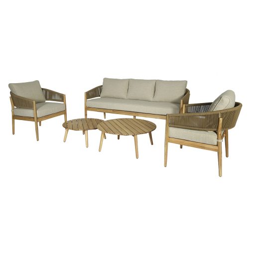 Homeflair - Porto Rope Weave 2 Seat Sofa Set - Image 8