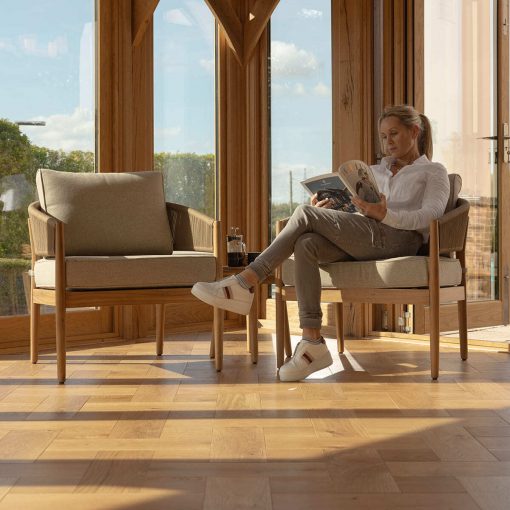 Homeflair - Porto Rope Weave Lounge Set - Image 18