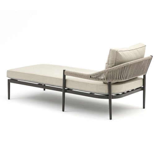 Homeflair - Roma Rope Weave Sunlounger Set - Image 3