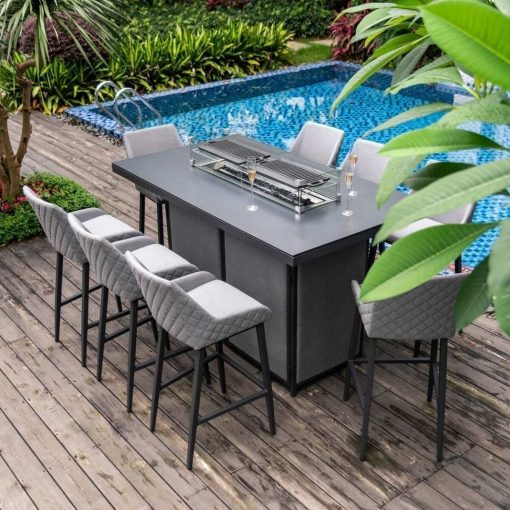 Homeflair - Outdoor Fabric Regal Bar Set - Image 10