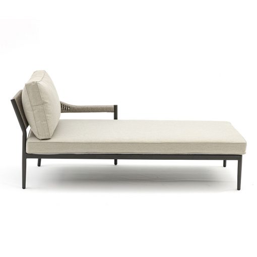 Homeflair - Roma Rope Weave Sunlounger Set - Image 7