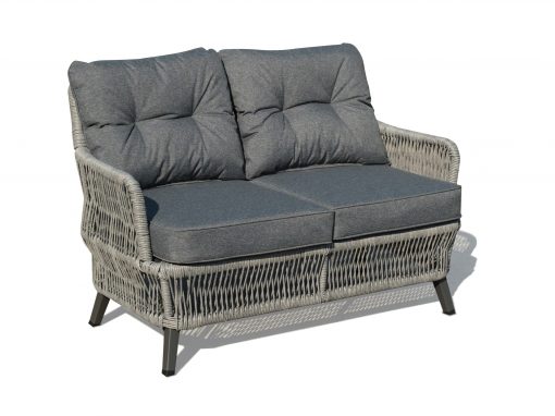 NEW Beatrice Garden Grey 2 Seater + 2 Chairs + Coffee Table Homeflair - Image 5