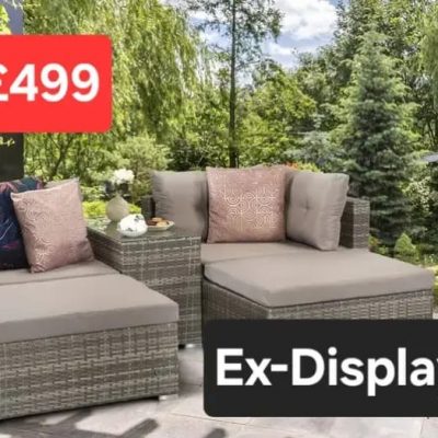 Ex-Display Harper Brown Modular Rattan Set | EXHARP