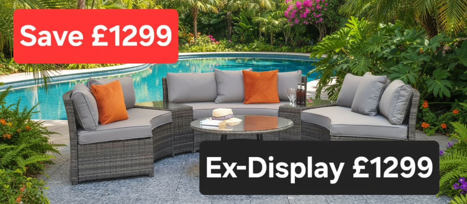 Ex-Display Juliet Rattan Corner Sofa Set | EXJUL