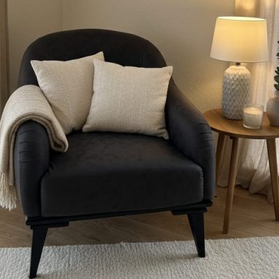 Ex-Display Destiny Single Grey Accent Chair