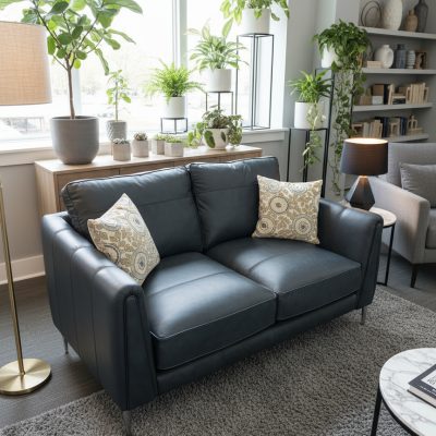 Ex-Display Harlow 2 Seater Leather Sofa